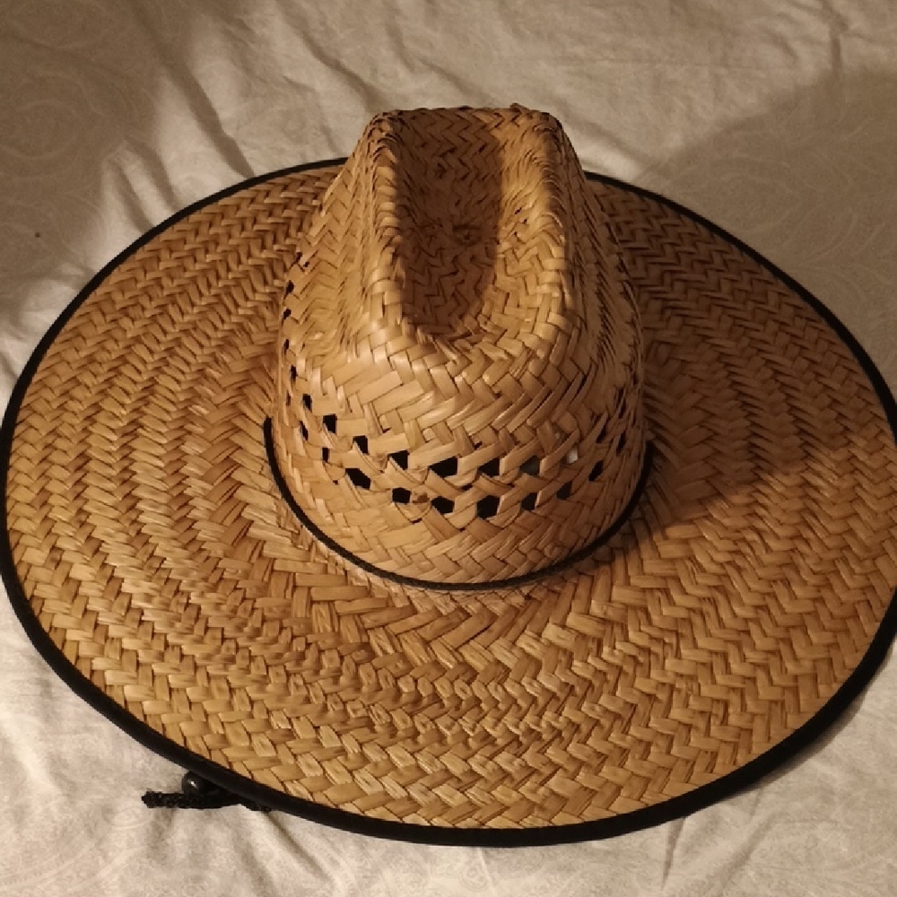 Men's Tan Straw Hat